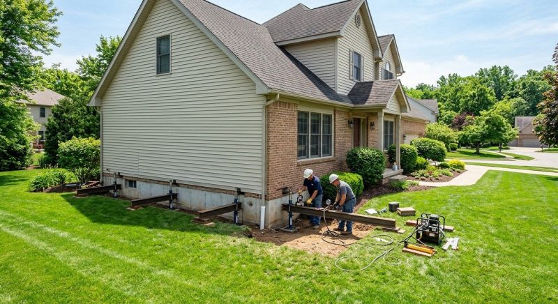 Settling Foundation Service in Brighton, MI