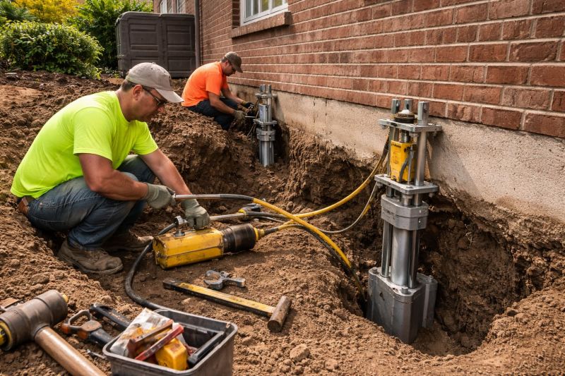 Settling Foundation Service in Livingston County, MI