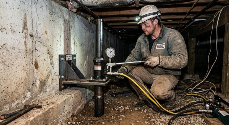Settling Foundation Service in Ypsilanti, MI