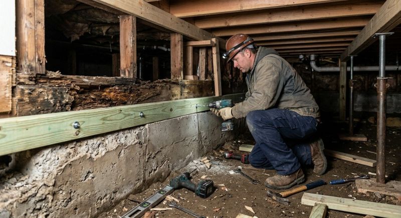 Sinking Foundation Repair in Tecumseh, MI