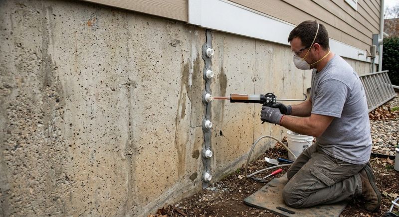 Structural Crack Repair in Chelsea, MI