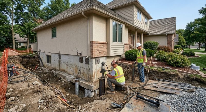 Structural Foundation Repair in Pinckney, MI