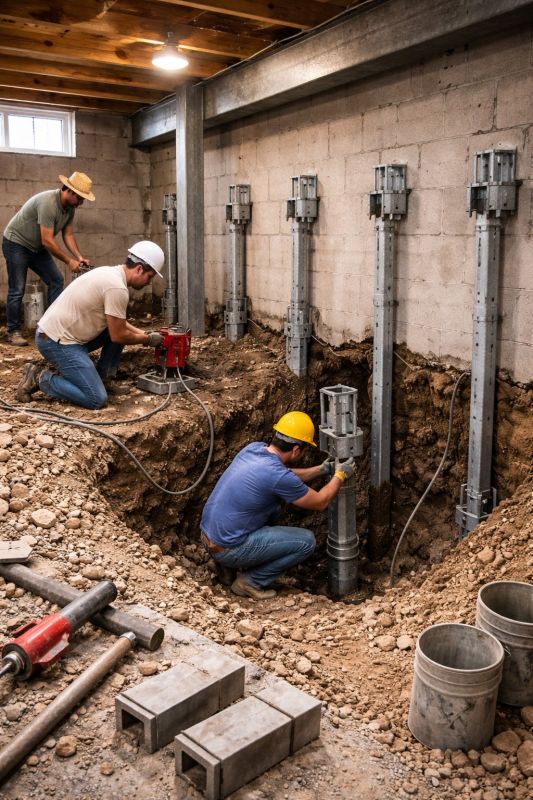 Structural Underpinning in Chelsea, MI