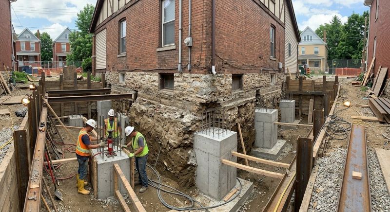 Structural Underpinning in Chelsea, MI