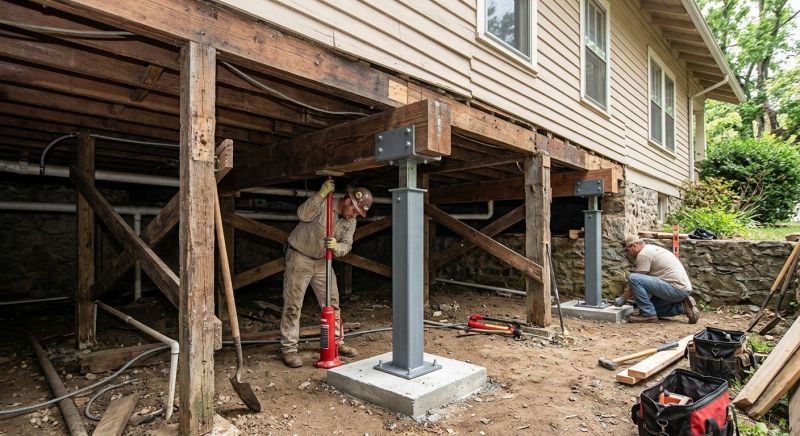Structural Underpinning in Chelsea, MI